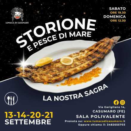 Sagra dello storione e pesce di mare